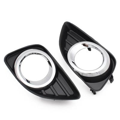 Fog Lights Cover Grill Bezel for Toyota Camry XV40 2010 2011 Facelift Fog Lamp Headlight Foglights Chrome Black Car Accessories