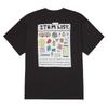 Vans Asian Artist Series Comfortable Fashionable Simple Versatile Short Sleeve T-Shirt Unisex Tops Black VN000QF4BLK1