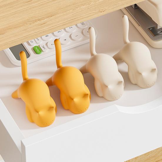 Yousheng 1/3Pcs Cute Cat Shaped Hook Table Handbag Hanger Strong Load-bearing Multipurpose Heavy Duty Purse Hook Bag Holder