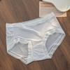 Female Summer Ultra Thin Ice Silk Naked Breathable Antibacterial Cotton Crotch Waist Non Trace Quick Dry Briefs