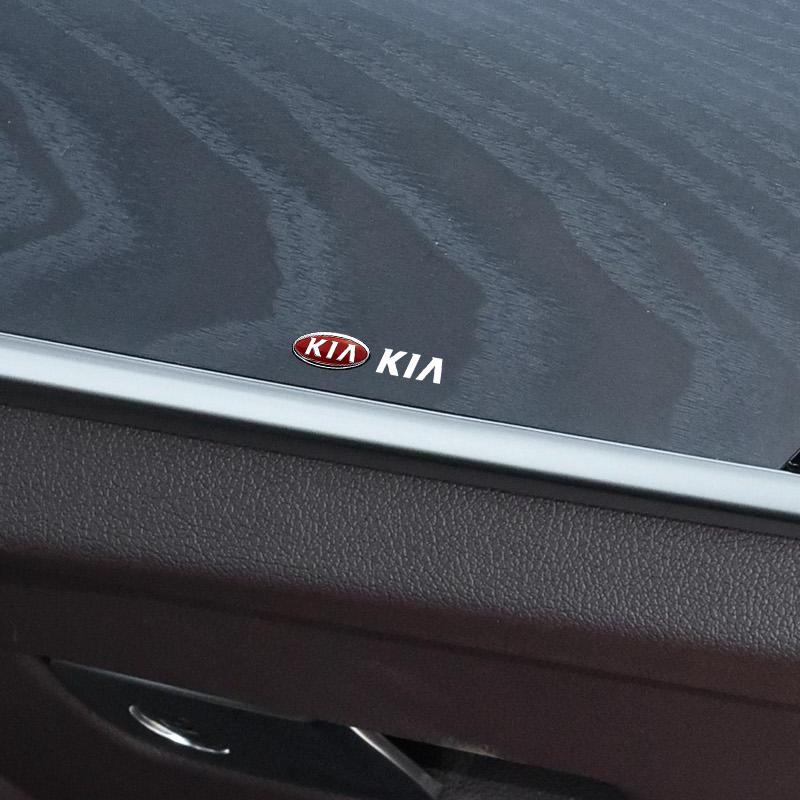 2/5/10Pcs Car Interior Random Stickers Car Steering Wheel Emblem Styling For KIA Ceed Sportage Rio K5 k6 K7 K8 Optima Cerato Proceed Venga