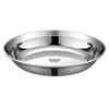 ZISIZ Thickened 304 Stainless Steel Round Dinner Plate