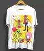 Vintage Speziell Anime Liebe Manga Gif Japanisch Weiß Unisex T-Shirt
