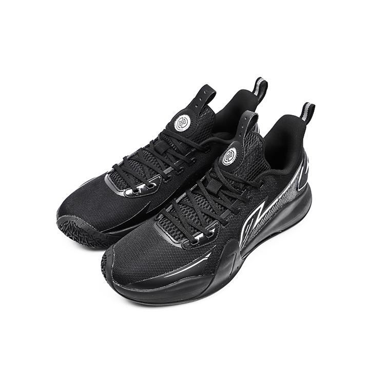 New LiNing Speed 7 Cushioned Slip Resistant Low Top Basketball Shoes Men's Black ABPT013-2