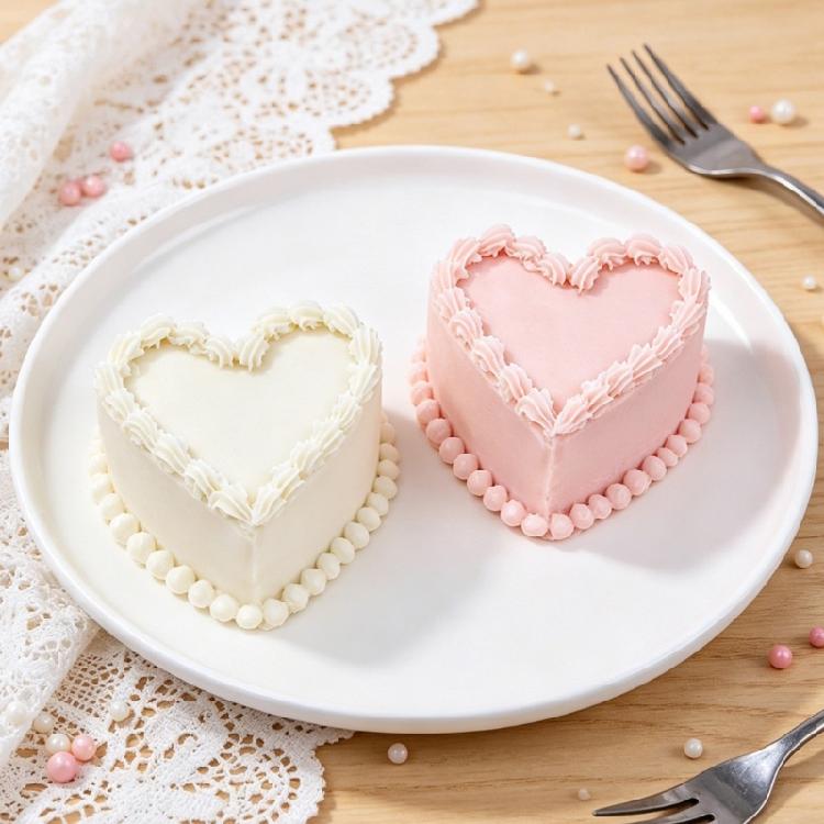 Nontoxic Heat Resistant Silicone Molds In Elegant Heart Shape Suitable For Mousse Cake Dessert And Candy Making