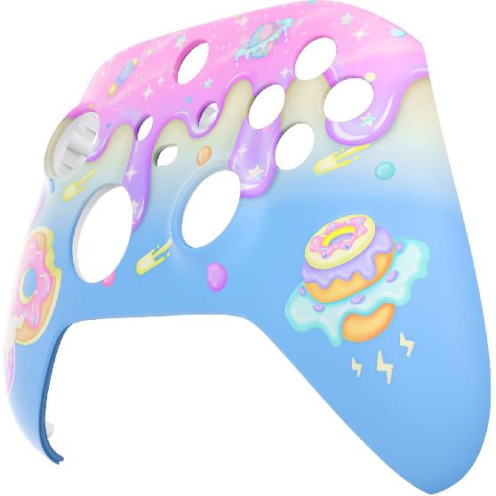 eXtremeRate Replacement Shell for Xbox Series X|S Controller - Unleash Your Style - Donut Odyssey Custom Acessories Skin Front Housing Cover for Xbox