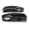 2pcs for SQ5 Style Car Exterior Fog Lamp Light  Frame Cover Fits for Q5 8R 2013 2017