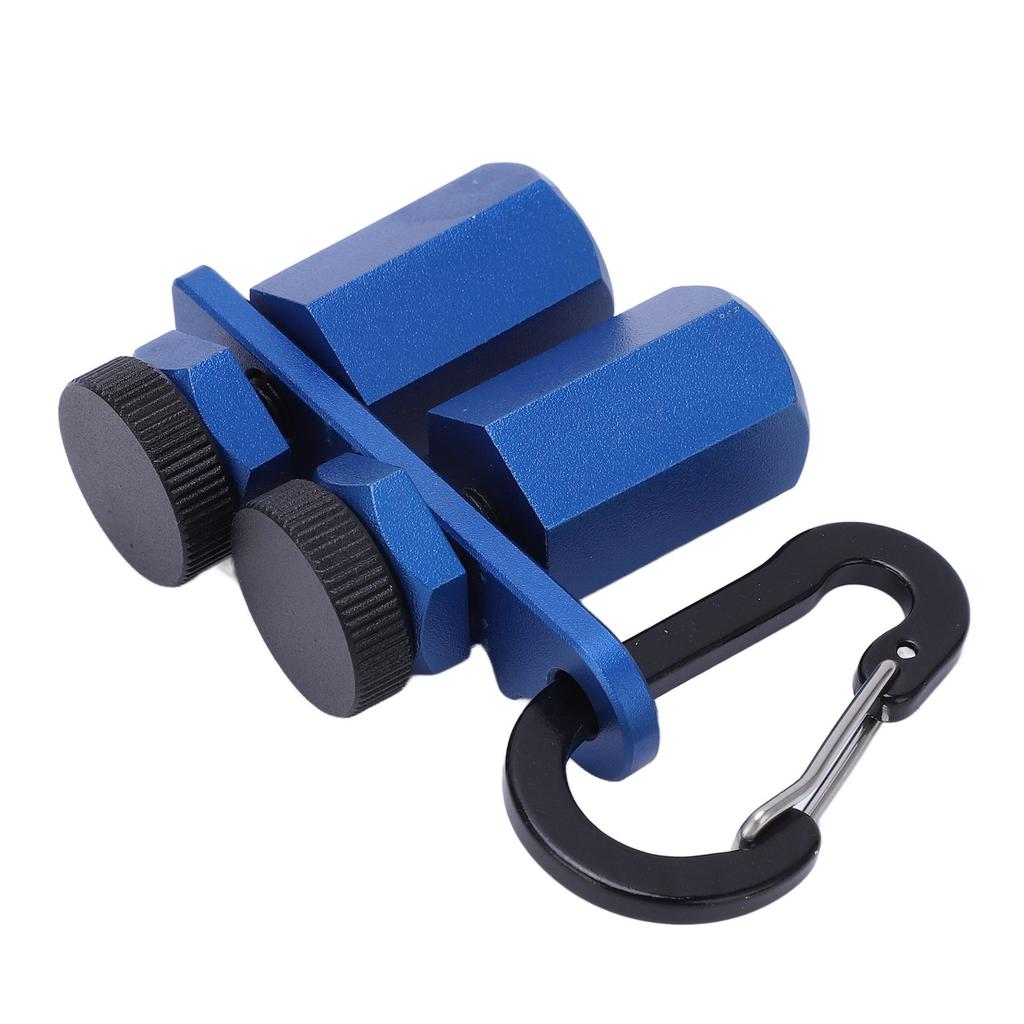 Stair Gauge Aluminum Alloy Hex Flat Gauge with Thumb Screw for Framing Square and Rafter