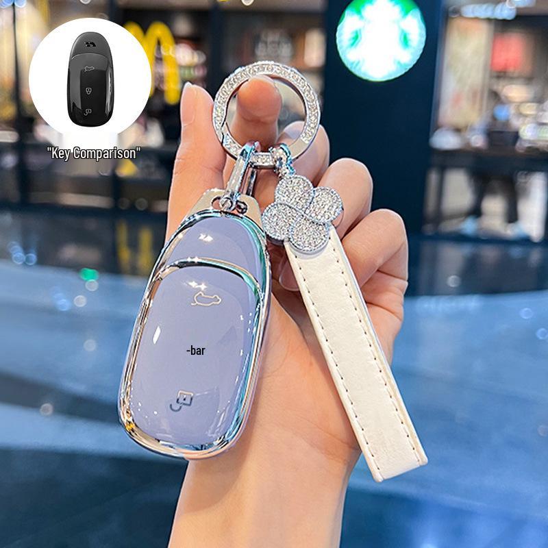 High-End Full-Coverage Car Key Cases & Buckles for 2020-2021 Li Auto ONE Models