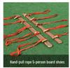 Teamwork Wooden Clogs for Plank Racing - Fun Sports Props