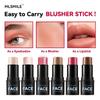 MLSMILE Brightening Shadow Stick, Three-dimensional Makeup, Brightening Skin Tone, European and American High-gloss Blush, Contouring Stick