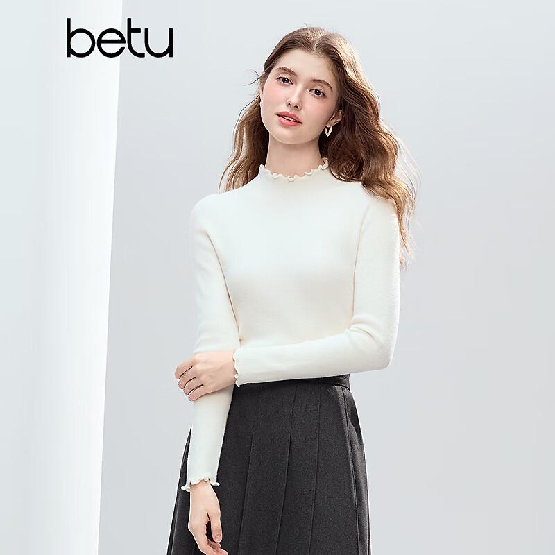 

Женский вязаный топ с длинными рукавами и оборками L