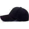 Fashion Korean Baseball Cap Canvas Extended Brim Sandwich Spring and Autumn Print Outdoor Hat Sun Hat