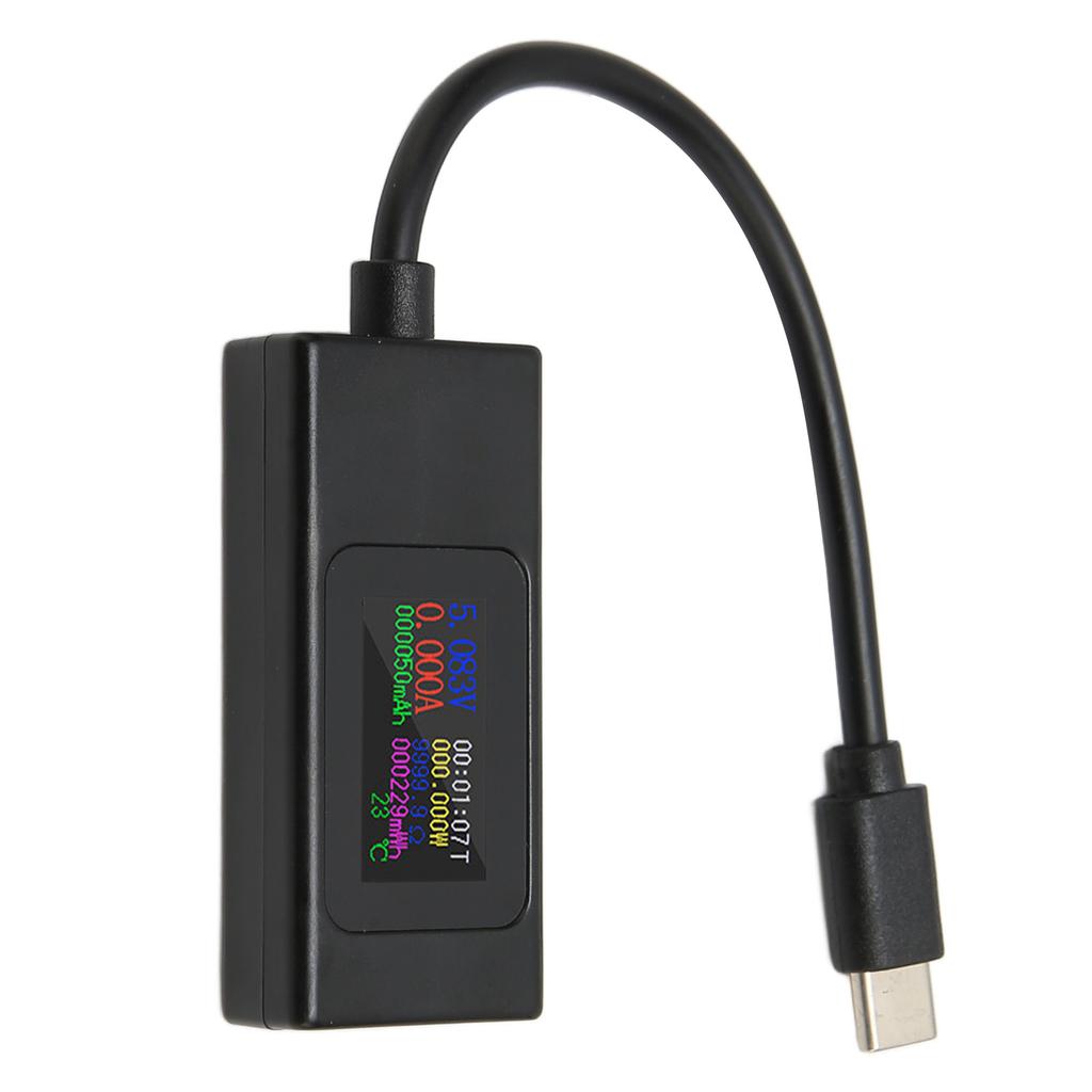 USB Tester Professional Current Voltage Power Time Accurate Measurement Bidirectional USB C Meter 4‑30V 0‑6.5A