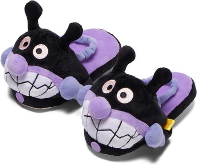 Anpanman Kunyaq Children's Slippers, Black, 14cm-16cm