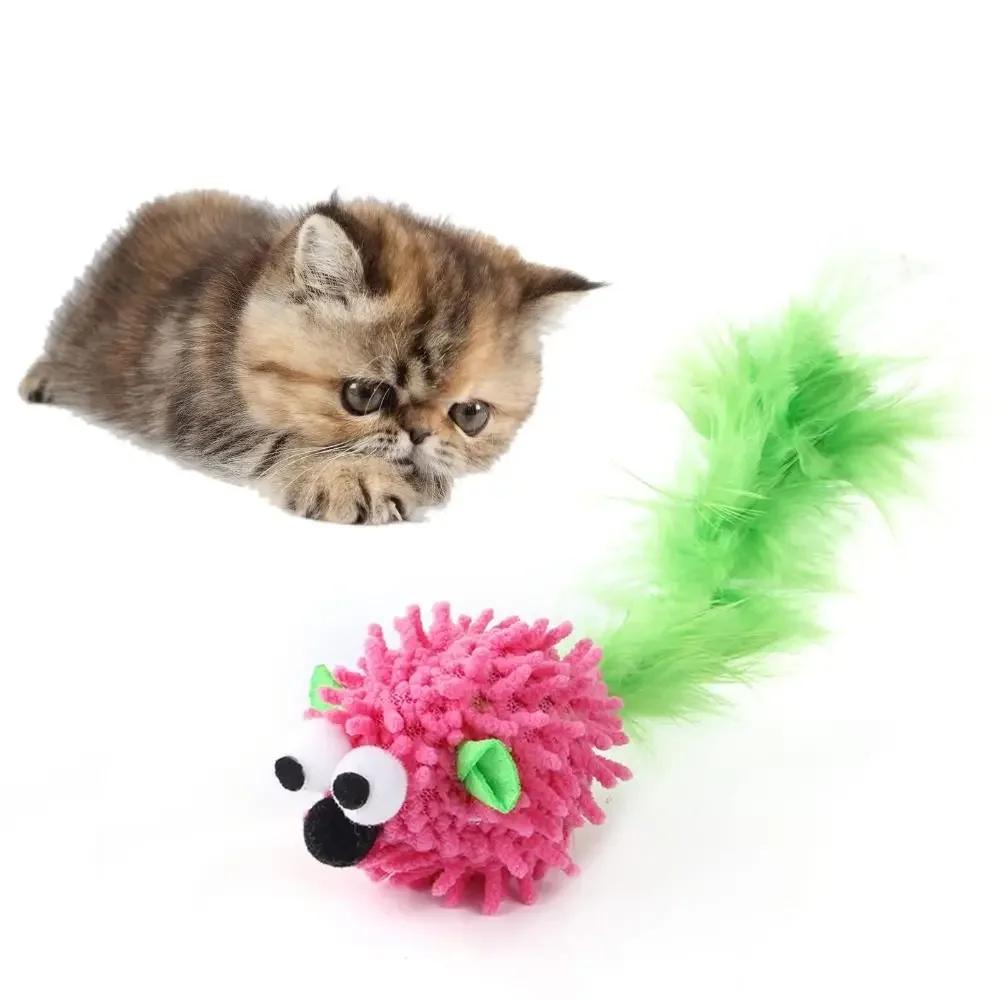 Cat Microfiber Mice Toy Interactive Toy for Cat Simulation Mouse Cat Toys Soft Mouse Kitten  Catch Training Toy