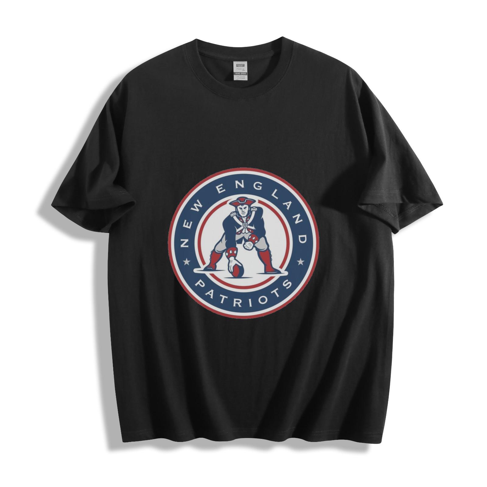 New England Patriots Logo T-Shirt Mens Womens Tees Top - Classic Patriot Design Unisex Tee M