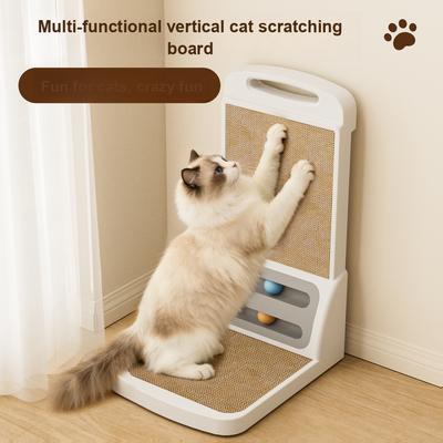 Detachable L-Shaped Cat Scratcher Scratch Pad Durable Non-shedding Cat Toy Cat Teaser Pet Supplies