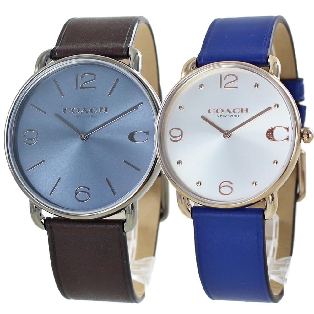 

Watch Pair Watch Storage Box ELLIOT Leather Belt 1460264714504203 [Coach] Men s Women s [Item]