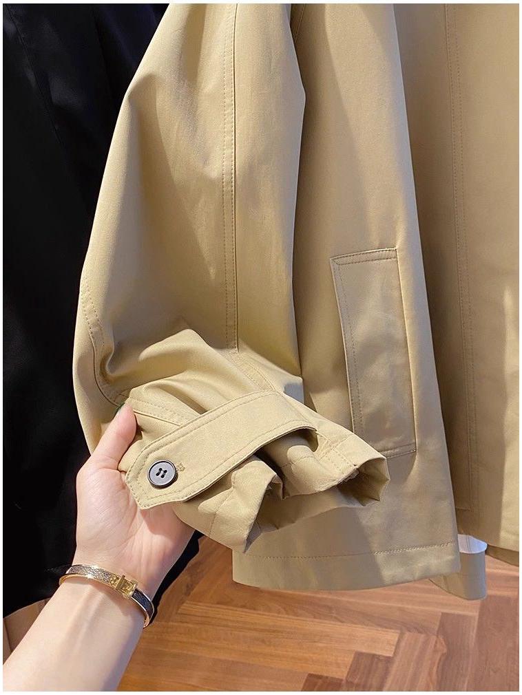 Women's Retro Baseball Jacket - Casual Loose Fit for Spring & Autumn