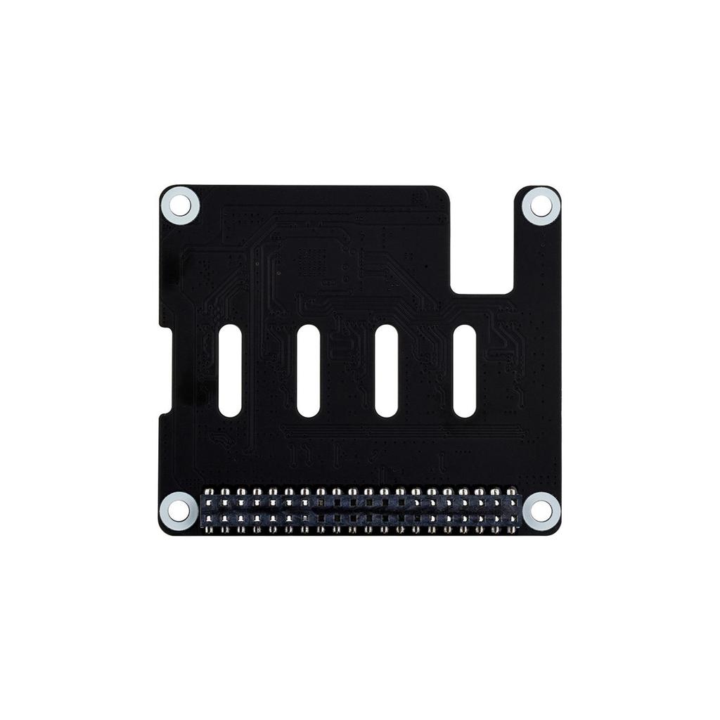 Raspberry Pi 5 Stackable Four-Channel PCIe FFC Expansion Board for Multiple HAT Modules