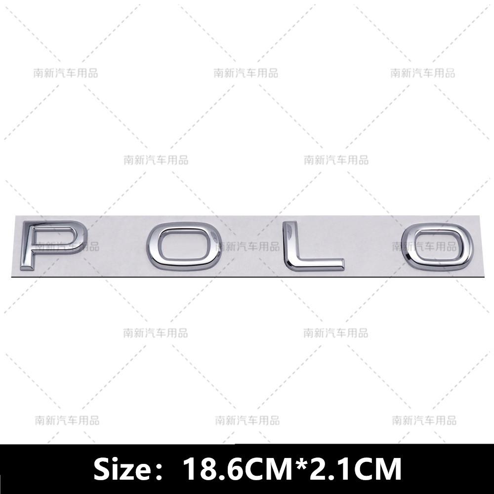2026 Hot For VOLKSWAGEN VW 3D Metal Rear Trunk Sticker Car Styling Auto Body Side Fender Badge For Volkswagen VW Polo Letters Em