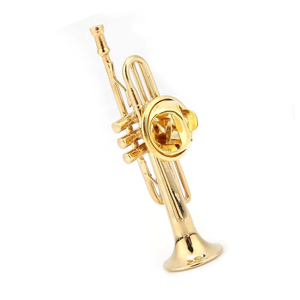 Exquisite Brosche in Form von Musikinstrumenten, Damenkleiderclip mit Etui zum Verschenken(# 2)