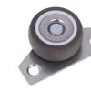 1/4Pcs Silent Rubber Casters, Drawer Wheels, For Furniture Kitchen Cabinet Table ,Of Side Installation Low Profile Replace Wheel