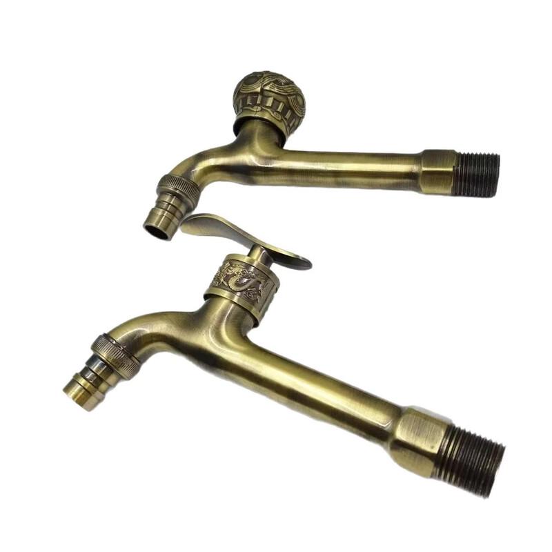 TLXT Red Antique Extended Wall-Mounted Mop Sink Faucet