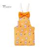 Parrot Hygiene Accessory Diaper, Cute Cartoon Print Bird Diaper with Bow, Reusable Nappy Flight Suit for Cockatiels Lovebirds Budgerigars Clothing