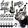 Music Cake Toppers Musical Birthday Party Cake Decorations for Musical Cake Toppers Set Girls Music Karaoke Theme Birthday Party