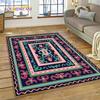 3D Turkey Persian Bohemian Mandala Flower Koberec do ložnice Obývací pokoj Domácí Dekorace na pohovku,Děti Large Decor Floor Mat