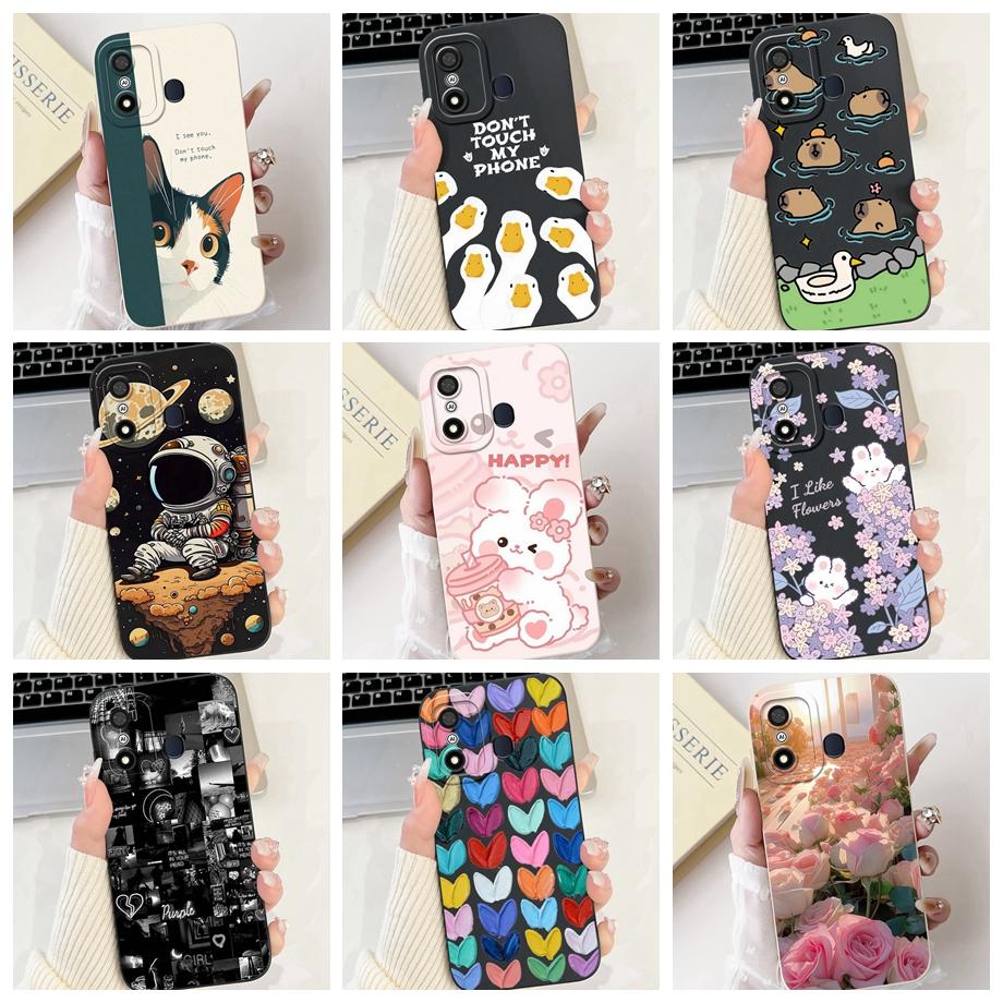 Cover For Itel A27 A48 A25 A35 Case Artistic Style Shockproof Funda For Itel A60 A60s A70 Soft Liquid Silicone Bumper