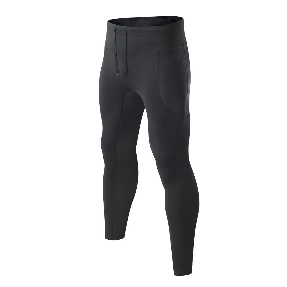 Men's and Women's Fleece-Lined Quick-Dry High-Waisted Compression Fitness Tights for Outdoor Fitness, Marathon, Training, and Racing.