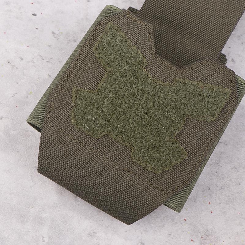 Handcuffs Pouch Molle Shackles Case Universal Handcuffs Holster Quick Release Standard Chain Cuffs Holder For Tactical Vest