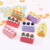 10/100Pcs 3D Miniatures Dollhouse Resin Roll Food Play Diy Handmade Materials Keychain Headgear Refrigerator Accessories Resin