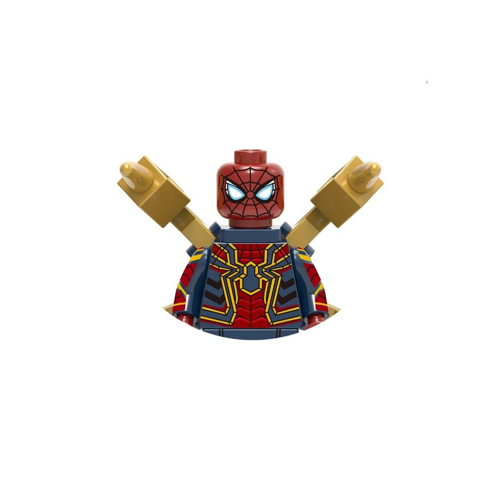 Disney Hot 3D Mini Avengers Superhero Character Model Set Building Blocks Assembling Toys Children's Birthday Gifts Boys Girls