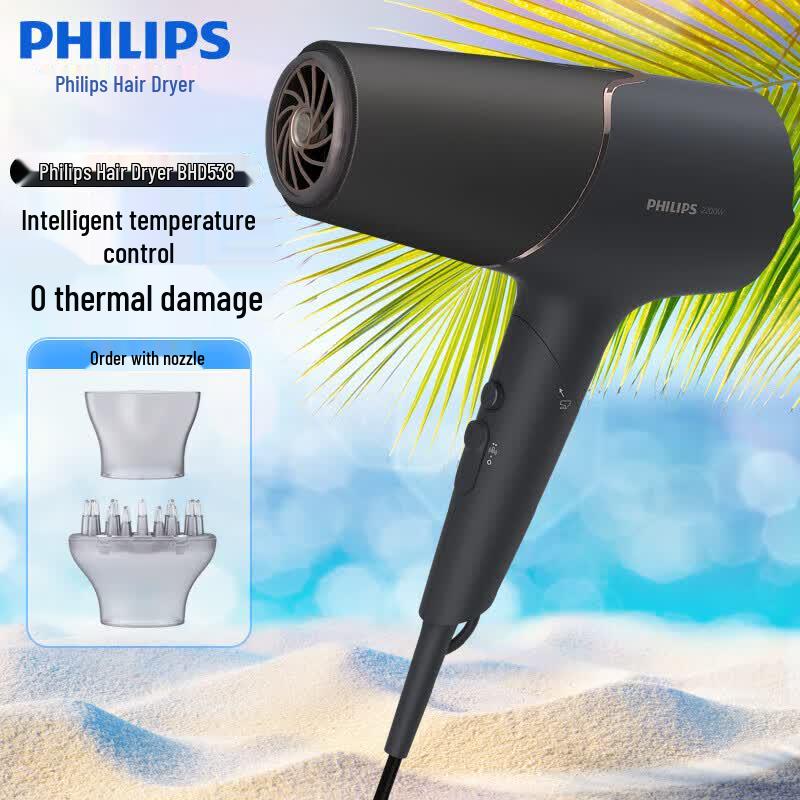 Philips 2200W Hair Dryer with Mineral Ionic Care CN plug (adapter included)