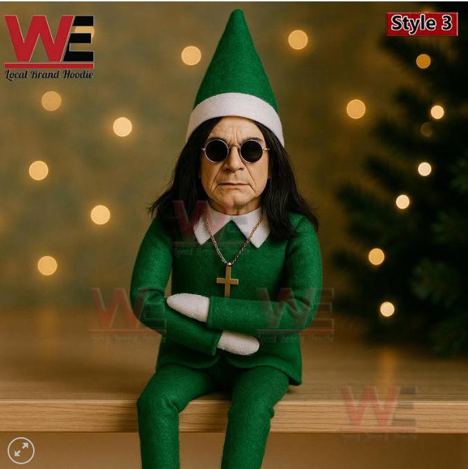 New Oz Christmas Elf Doll, Exquisite Gift Accessory, Table Christmas Tree Decorations for Home 25cm 25cm