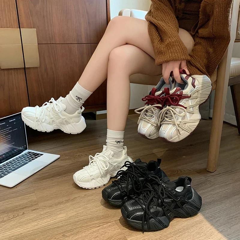 New Women Shoes Modern Dance Sneakers Teacher Woman Girls Sports Shoes Ladies Vulcanize Shoes Women's Sneakers