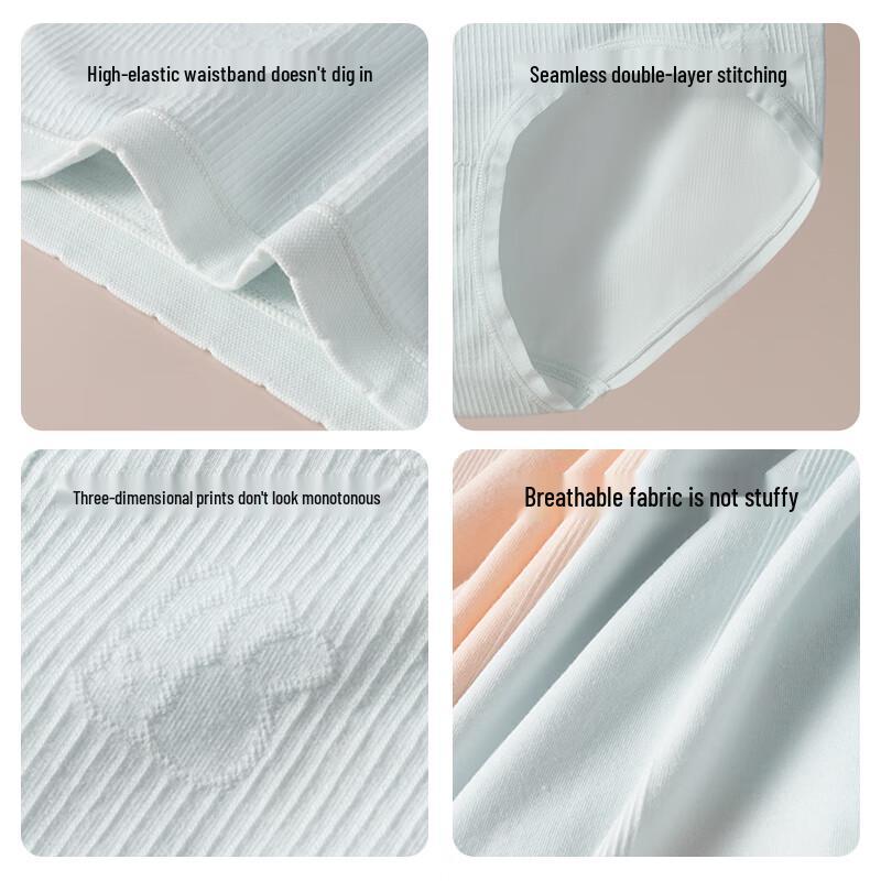 MiiOW Women's Modal Antibacterial Briefs 4-Pack