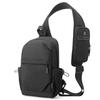 Body Bag Shoulder Large with Earphone Interchangeable Shoulder for Travel [iBUTSARU] Men's Bag, Capacity, Crossbody, One-Shoulder Bag, Waterproof,