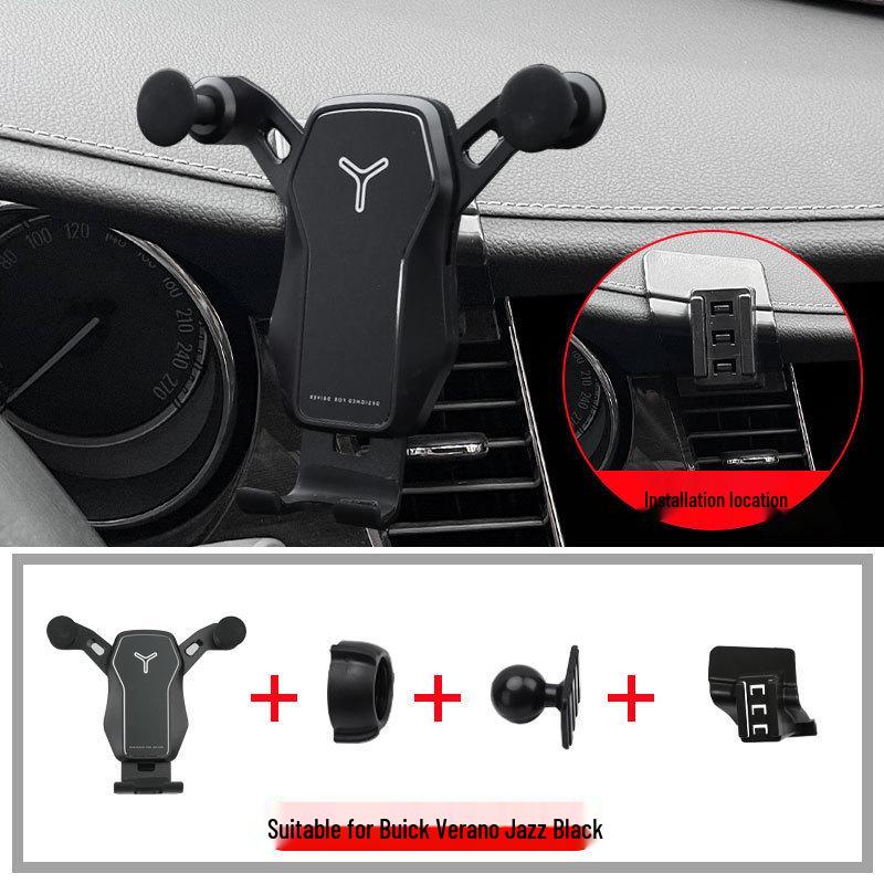Compatible with 2015-2021 Buick Verano (excludes hatchback GS) car phone holder.