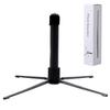 Portable, Foldable Flute/Piccolo Stand - 4-Leg Metal Base Flute Stand (Color Box Packaging)