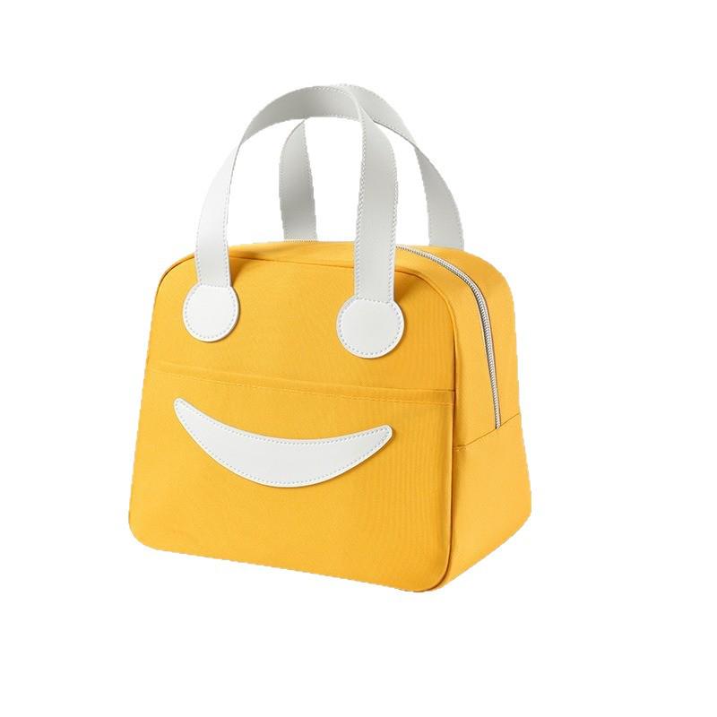 Durable Insulated Lunch Bag: Cute, Simple, Thickened Design for Outdoor and Work Commute