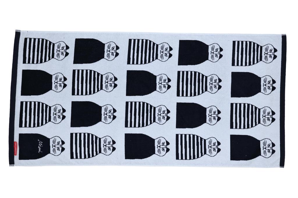 Marushin LISA LARSON Monochrome Minmi Bath a Stylish Nordic Design by Lisa Cotton Size Towel, Larson. Large, Towel, 6805015200.
