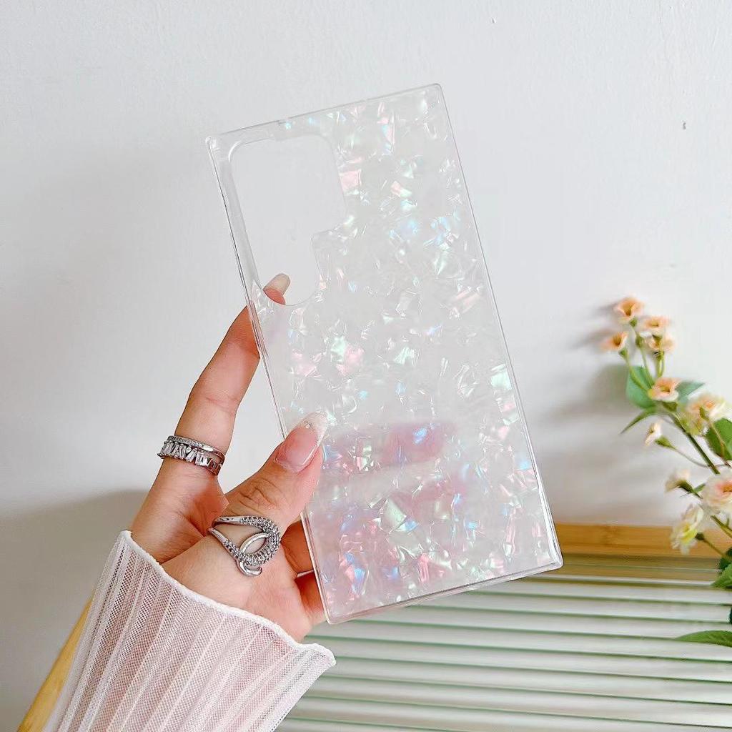 Dreamy Shell Pattern Silicone Case for Samsung S25U/A55/A16/Note20/S24FE