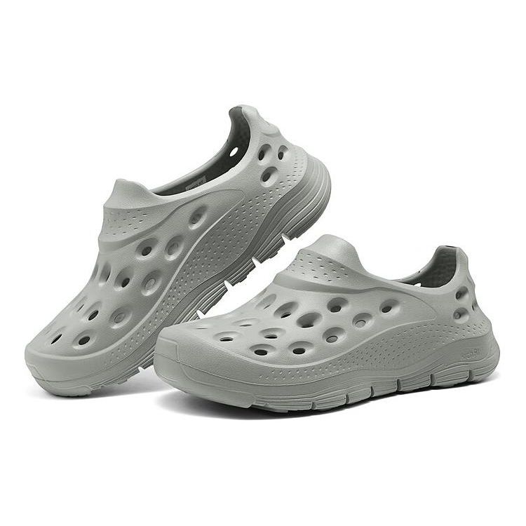 Skechers Confortables Absorbant les chocs Durables Pour le trajet Quotidien Décontractés Respirants Sabots Sabots Homme Vert Olive 243240-OLV