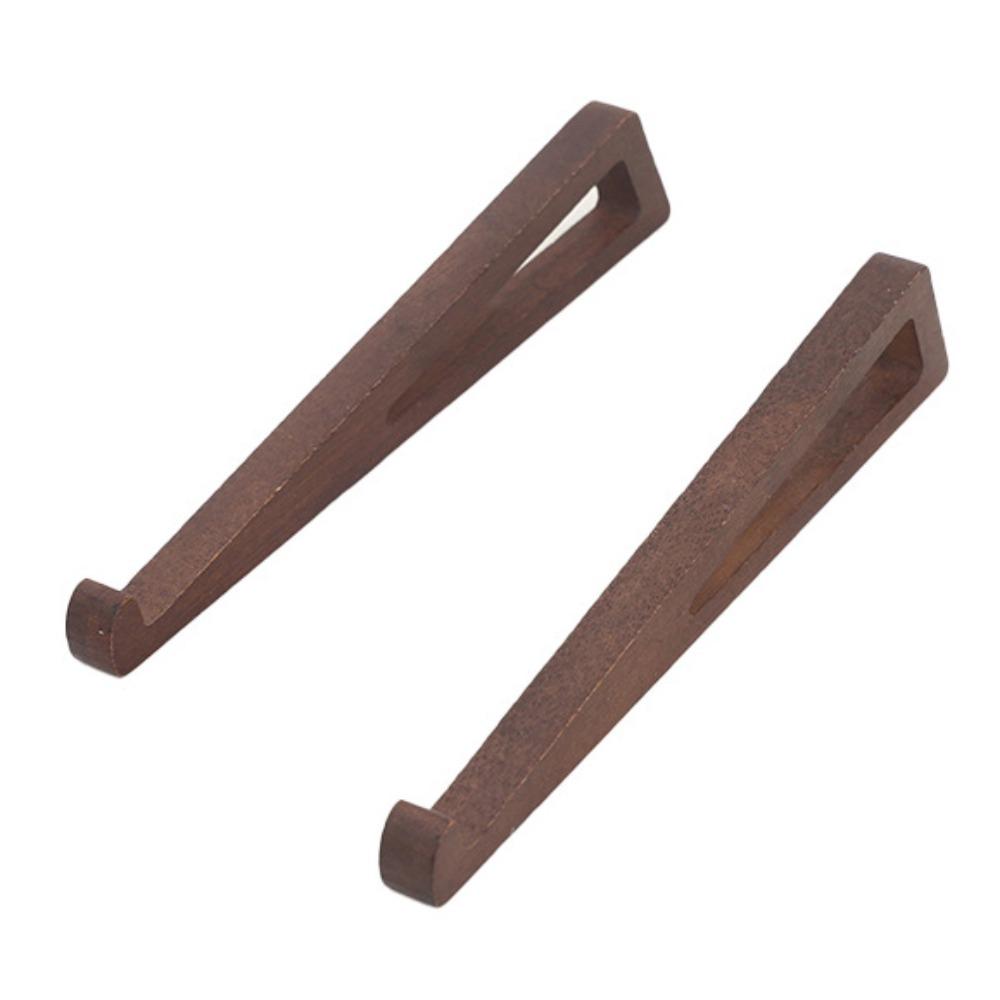 

Bamboo Laptop Cooling Bracket Ergonomic Notebook Support Base Reading Holder Desktop Use коричневий