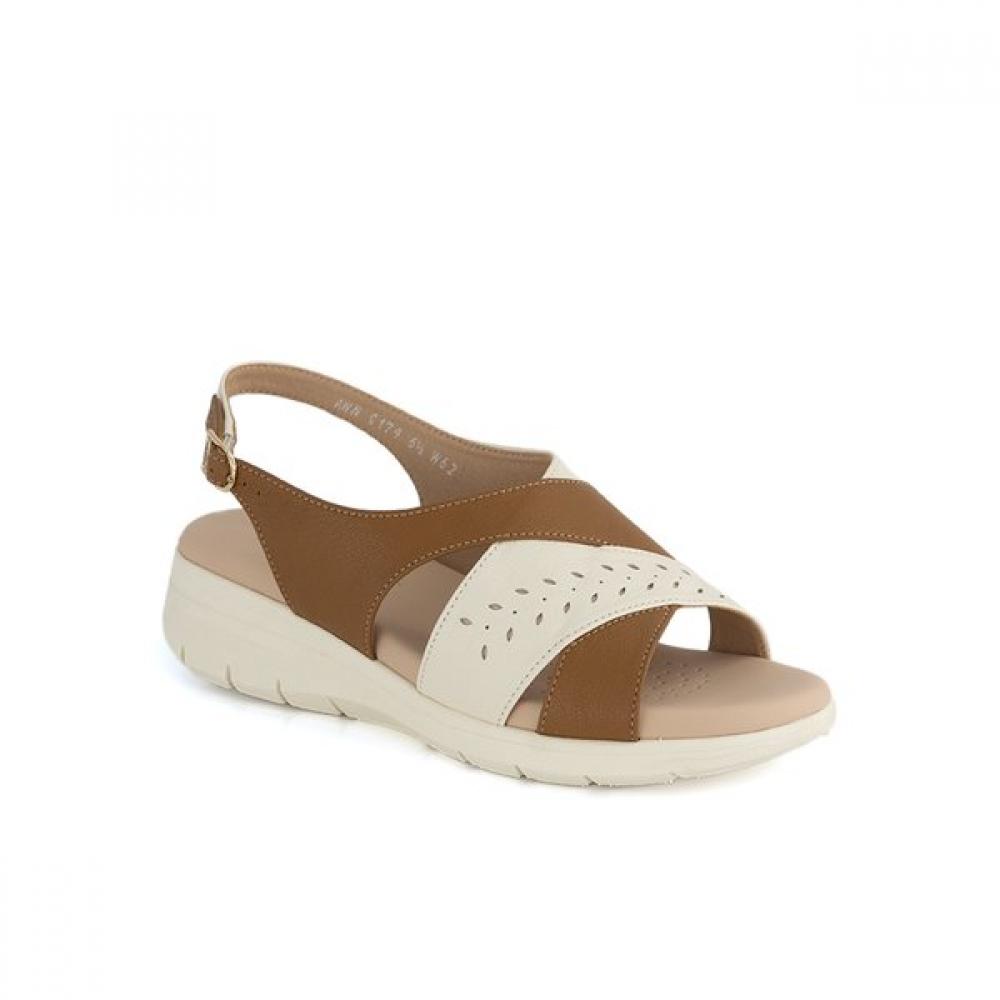 Vainer Women Comfort Sandals Ivory 174a 225